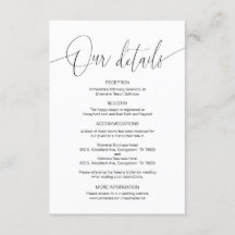 Moderne kalligrafie, huwelijksgegevens E