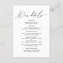 Moderne kalligrafie, huwelijksgegevens en