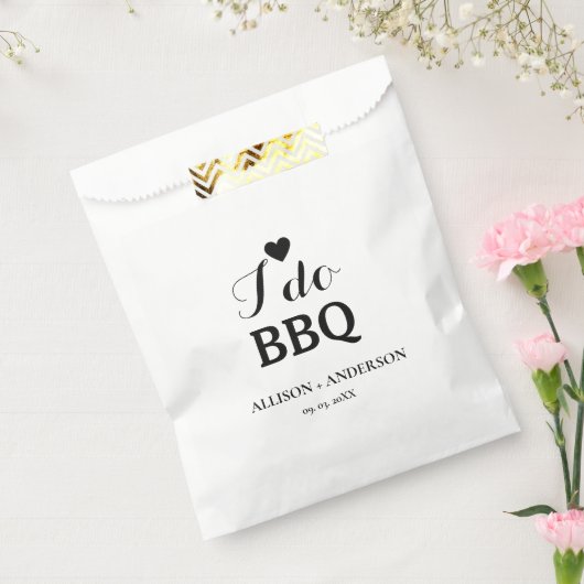 Moderne kalligrafie ik doe bbq vrijgezellenfeest bedankzakje (Gezegeld)