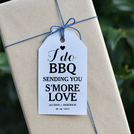 Moderne kalligrafie ik doe bbq vrijgezellenfeest cadeaulabel