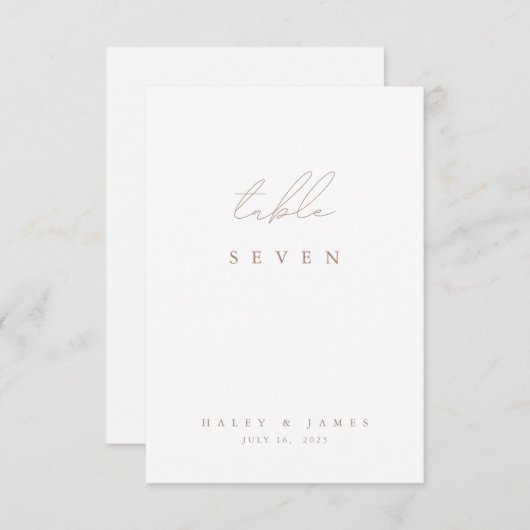 Moderne kalligrafie in wit en schuim (Voorkant / Achterkant)