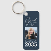 Moderne kalligrafie inkt Script Afstudeerder Foto  Sleutelhanger (Voorkant)