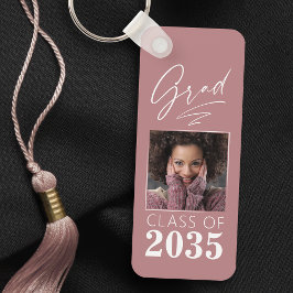 Moderne kalligrafie inkt Script Afstudeerder Foto  Sleutelhanger