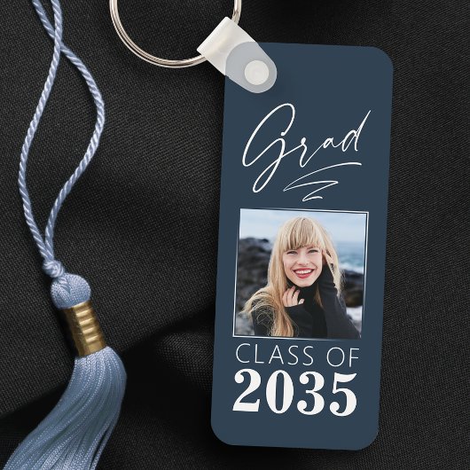 Moderne kalligrafie inkt Script Afstudeerder Foto  Sleutelhanger