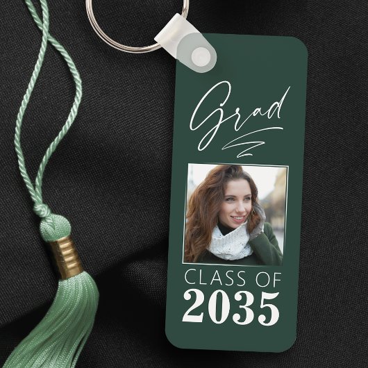 Moderne kalligrafie inkt Script Afstudeerder Foto  Sleutelhanger