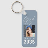 Moderne kalligrafie inkt Script Afstudeerder Foto  Sleutelhanger (Voorkant)