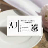 Moderne Kalligrafie Interieur Ontwerper Huis decor Visitekaartje