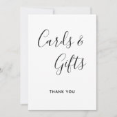 Moderne kalligrafie-Kaarten en cadeaubonnen Kaart (Voorkant)