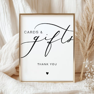 Moderne Kalligrafie Kaarten & Geschenken Trouwbord Poster