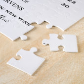 Moderne kalligrafie kalender nonphoto opslaan van  legpuzzel (Zijkant)