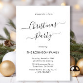 Moderne kalligrafie kerstfeest kaart