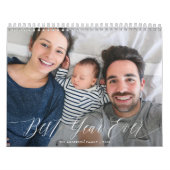 Moderne kalligrafie KLEUR Script Foto Kalender (Hoes)