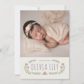 Moderne kalligrafie Klop Band Aankondiging (Voorkant)