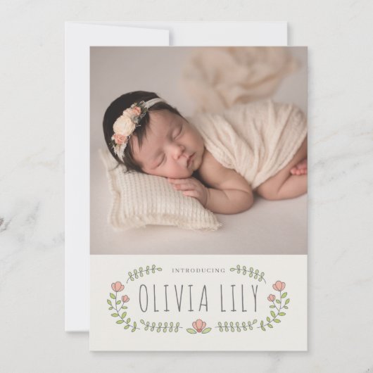 Moderne kalligrafie Klop Band Aankondiging (Voorkant)