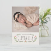 Moderne kalligrafie Klop Band Aankondiging (Staand voorkant)