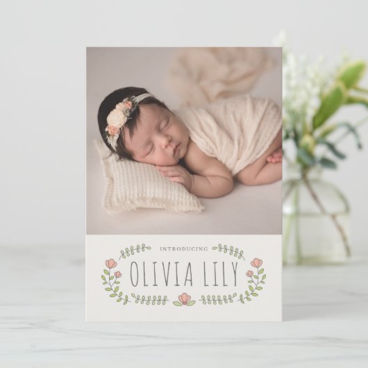 Moderne kalligrafie Klop Band Aankondiging (Staand voorkant)