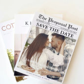 Moderne kalligrafie krant bruiloft opslaan van de kaart