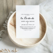 moderne kalligrafie La Boda De Kaart