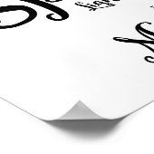 Moderne kalligrafie Laat je plezier hebben in het  Poster (Hoek)