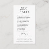 Moderne kalligrafie legt de liefde QR-code vast Informatiekaartje (Achterkant)