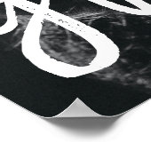 Moderne kalligrafie Minimale volledige foto-Afstud Poster (Hoek)