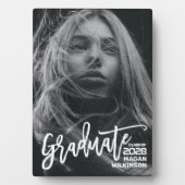 Moderne kalligrafie minimalistisch Afstuderen tabl Fotoplaat (voorkant)