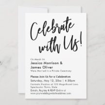 Moderne kalligrafie Minimalistisch Vier mee met on