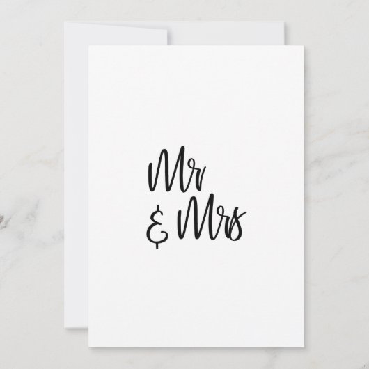 Moderne kalligrafie Minimalistisch We Zijn Getrouw Kaart (Achterkant)