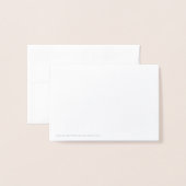 Moderne kalligrafie Naar mijn vaders bruiloft Folie Kaarten (Met envelop)