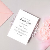 Moderne kalligrafie Nuestra Boda Spaanse bruiloft Kaart