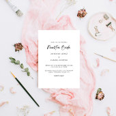 Moderne kalligrafie Nuestra Boda Spaanse bruiloft Kaart