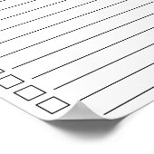 Moderne kalligrafie om aan te bieden met selectiev poster (Hoek)