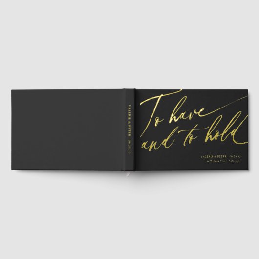 Moderne kalligrafie Om een bruiloft te hebben en t Gastenboek (Volledig)