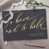 Moderne kalligrafie Om een bruiloft te hebben en t Gastenboek