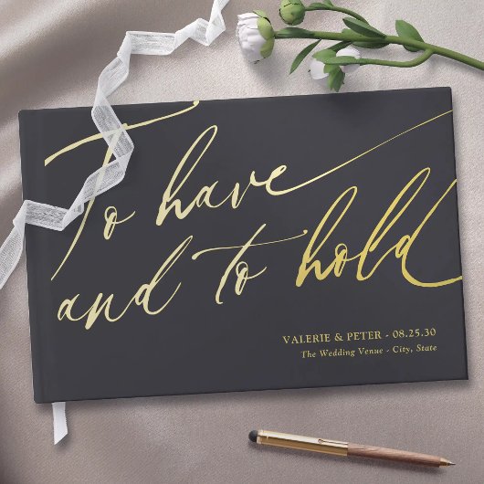 Moderne kalligrafie Om een bruiloft te hebben en t Gastenboek