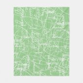 Moderne kalligrafie Patroon van Handtekeningen Sag Fleece Deken (Voorkant)