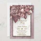 Moderne kalligrafie Pensioen Partij Kaart (Voorkant)