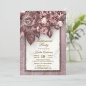 Moderne kalligrafie Pensioen Partij Kaart (Staand voorkant)