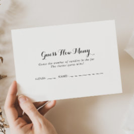 Moderne kalligrafie Raad hoeveel Kaart er in het s Visitekaartje