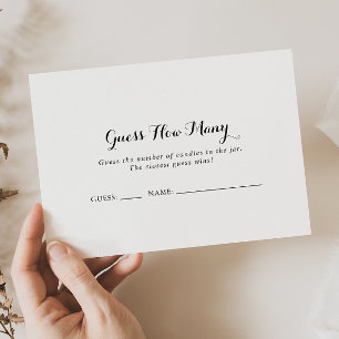 Moderne kalligrafie Raad hoeveel Kaart er in het s Visitekaartje