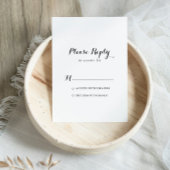 Moderne kalligrafie RSVP