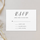 Moderne kalligrafie RSVP