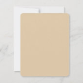 MODERNE kalligrafie schrift lettertype donkerrood Save The Date (Achterkant)