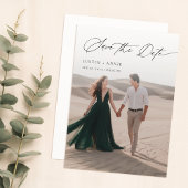 Moderne kalligrafie Script 2 Foto Sla de datum op Kaart