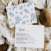 Moderne kalligrafie script Eenvoudige bruiloft Informatiekaartje