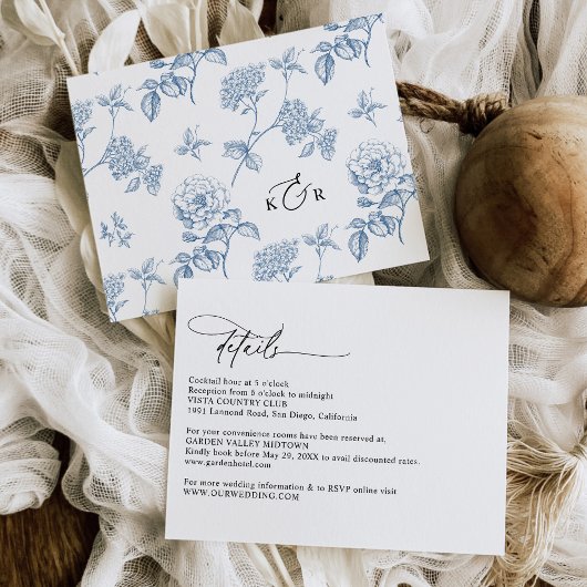 Moderne kalligrafie script Eenvoudige bruiloft Informatiekaartje