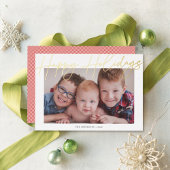 Moderne kalligrafie script Prettige feestdagen fot