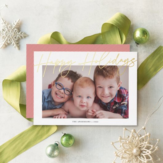 Moderne kalligrafie script Prettige feestdagen fot