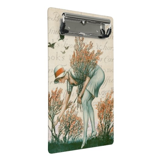 Moderne  kalligrafie script tekst natuurlijke mini klembord (Schuin)