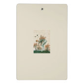 Moderne  kalligrafie script tekst natuurlijke mini klembord (Achterkant)